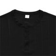 thumbnail image 5 of BEFOKA Mens Summer Short Sleeve Tops,Summer Tops Clearance,Man Leisure Button Solid Color Ventilation Short Sleeve Round Neck Top, 5 of 5
