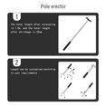 thumbnail image 1 of Pont de Queue Design Télescopique Support de Fourche Haute Billard en Acier Inoxydable Bâton de Piscine Réglable Rétractable Fournitures Sportives Fourche Basse/haute/croisée, 1 of 7