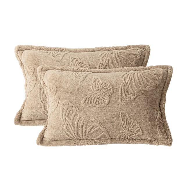 Home Savings Items!Kyusrd Model Taffy Pillowcases A Pair Of Double Sided Velvet Padded And Thickened Pillowcase Pillowcases Milk Velvet