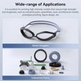 thumbnail image 4 of ANYCUBIC Résine pour Imprimante 3D, Résine 3D Standard Améliorée V2, Robustesse et Résistance Accrues, Moins Odeur, Résine d'Impression 3D de Haute Précision pour Toutes les Imprimantes 3D à Résine LCD (Gris HD, 1 kg), 4 of 6