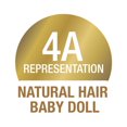 thumbnail image 2 of Littlelistas Lily 14-inch CROWNED Natural Hair Baby Doll & Accessories, Coily 4A Textured Hair, Medium Brown Complexion, Kids Toys for Ages 3 Up, An Extension of NATURALISTAS dolls, Designed and Devel, 2 of 6