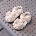 thumbnail image 4 of Girls Princess Sandals for Infant Toddlers Sparkly Rhinestones Pearl Wedding Birthday Closed Toe Summer Shoes, 4 of 8
