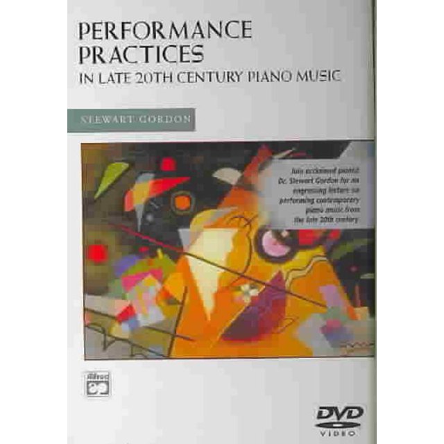 Pratiques de Performance à la Fin du 20e Siècle Piano Music DVD