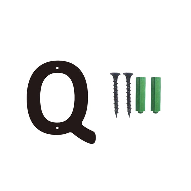 Big Savings! Three-Dimensional Iron Art Number Sign, House Number Metal Letters, Wall-Mounted Home Address Sign with Screws for Outdoor and Indoor Use