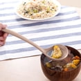 thumbnail image 4 of Kitchen Spatula, EDHITNR Non-Stick High Heat Resistant Soup Ladle, Food Grade Plastic Cooking Spoon for Stir Fry Easy Clean, Yellow, 4 of 6