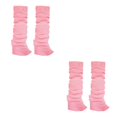 thumbnail image 3 of Shengyu 2pack/lot 90s leg warmer Warmth All Keep Fashinable 2pieces Colorful And For All Trendy Occasions Texture Match Pink 1 2Set, 3 of 6