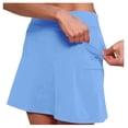 thumbnail image 2 of Jupe de Tennis Décontractée pour Femmes avec Poche, Tenue Active pour Yoga, Sport, Performance, Style Jupe-Short, 2 of 6