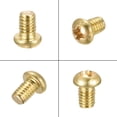 thumbnail image 5 of Unique Bargains M4x6mm Brass Machine Screws, Phillips Pan Head Fastener Bolts 10Pack, 5 of 5