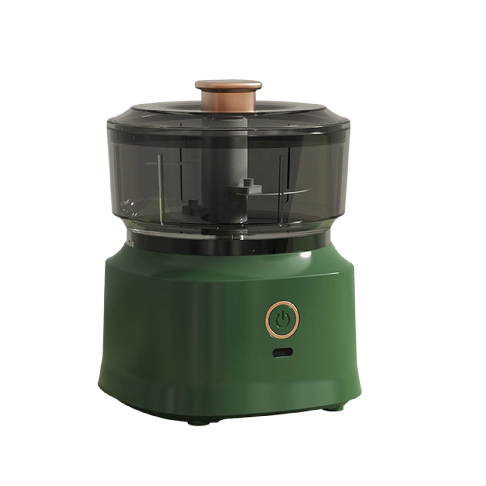 Decodeary Compact Food Processor Blender Healthier Stainless Steel Blade Low Noise Food Mixer Kitchen Wireless green