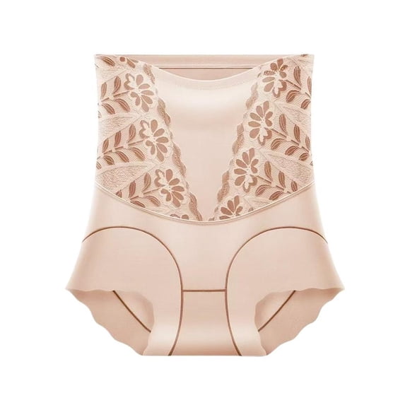 Womens High Waisted Hipster Lace Shapewear Briefs P5R9 D8J3 Q9T5 H6G5