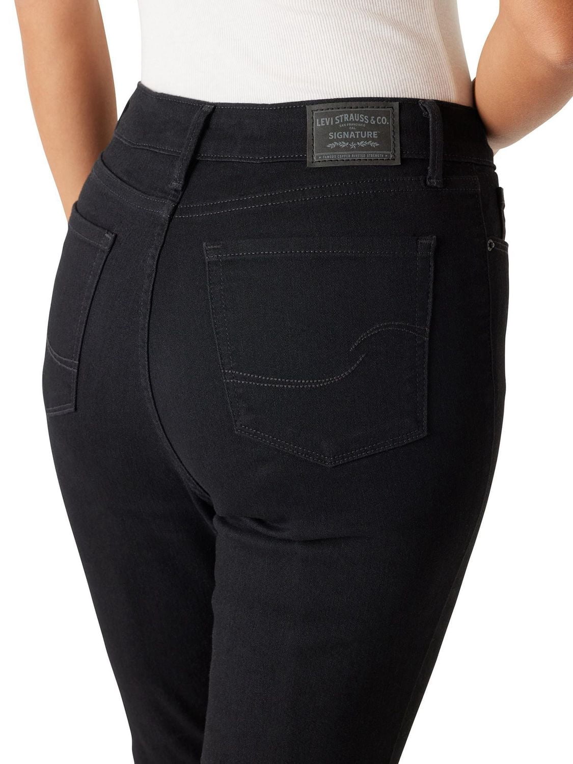 Jean taille haute filiforme pour femme Levi Strauss SignatureMC