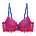 thumbnail image 1 of adviicd Workout Tops Womens' Sports Bra Longline Wirefree Padded with Medium Support(Red,95B), 1 of 4