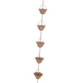 thumbnail image 3 of pitrice 3.3ft Rain Chain Outside Villas, Courtyards B Chains Style Gutters Catcher Rainwater Style A, 3 of 5