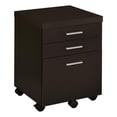 thumbnail image 1 of Skylar 3-drawer Home Office Mobile File Cabinet Cappuccino, 1 of 9