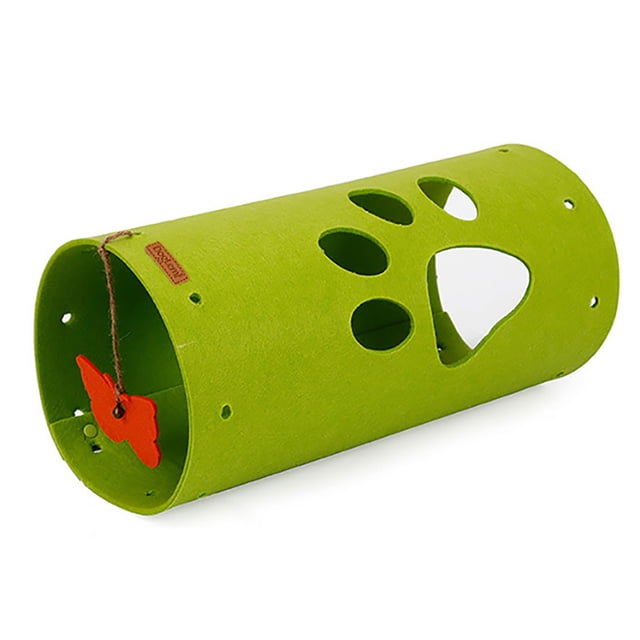 Cat Toy Creative Foldable DIY Cat Tunnel Kitten Play Toy Pet Training Toy