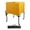 Yellow, variant on Siruishop Rolling Sports Ball Cart with Carrying Bag Sports Ball Cage Versatile Volleyball Cart with Wheels for Basketball Gym Football Blue