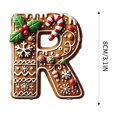thumbnail image 3 of Rwnbm 26 Letters Christmas Tree Decoration Pendant Christmas Tree Ornaments Personalized DIY Christmas Ornaments Christmas Decoration Xmas Tree Hanging Decor Feature, 3 of 4