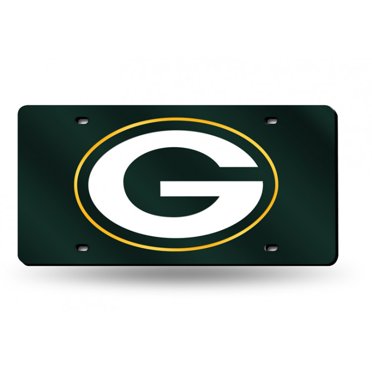 Green Bay Packers Green Laser Plaque d'Immatriculation