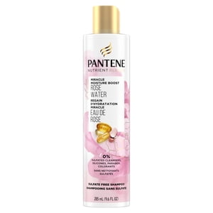 Pantene Nutrient Blends Sulfate Free Miracle Moisture Boost with Rose Water Shampoo