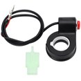 thumbnail image 2 of Motorcycle Horn Button, Simple Installation Lightweight 22mm/0.87in Wear Resistant Handlebar Horn Switch  For Scooter For Dirt Bike, 2 of 8