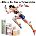 thumbnail image 4 of 5 Rolls Elastic Bandage Wrap - Compression Bandage with Self Closure and Extra Clips,Latex Free Bandage for Sports,B, 4 of 7