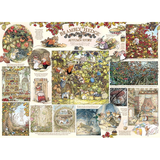 Cobble Hill Casse-Tête de 1000 Pcs - Brambly Hedge Autumn Story