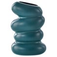 thumbnail image 2 of GUOOL Plastic Spiral Flower Vase Flower Arrangement Container for Wedding Centerpieces Dark Green, 2 of 9
