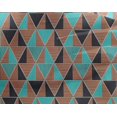 thumbnail image 5 of oneOone Tissu Viscose Georgette Triangle Géométrique Décor Tissu Imprimé BTY 42 Pouces de Large, 5 of 5