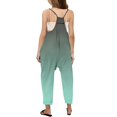 thumbnail image 3 of MIASHUI Combinaison pour Filles à Col en V Sans Manches, Décontractée, Pantalon Long, Vert, 13-14 Ans, 3 of 5