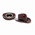 thumbnail image 1 of Bottle Opener with Western Cowboy Hat Keychain, 2-Piece Set, Portable for Beer and Themed Parties, 1 of 4