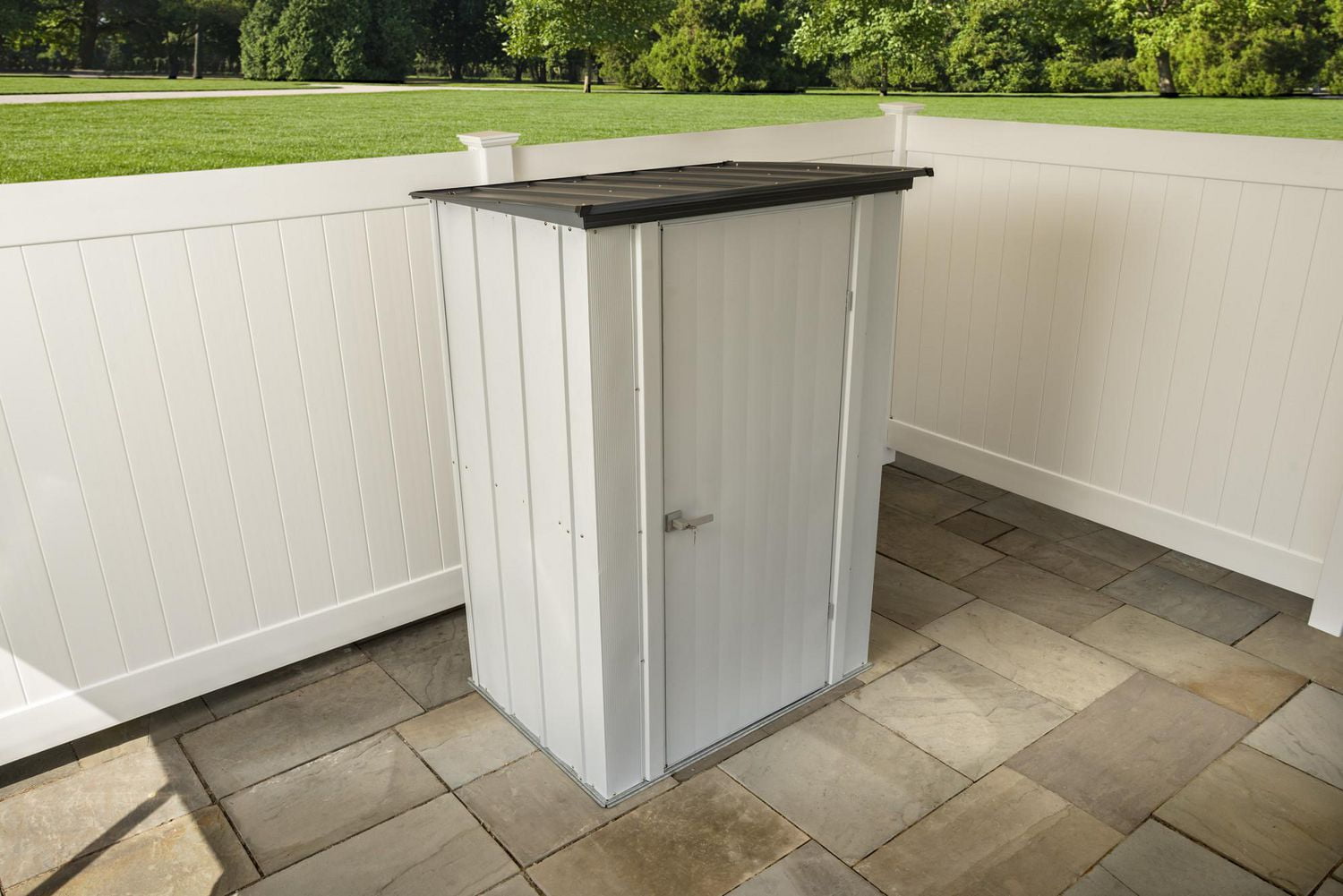 Abri de patio Spacemaker, 4 x 3, gris pâle et anthracite