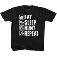 thumbnail image 1 of Monster Hunter Hunt Repeat Black Youth T-Shirt, 1 of 2