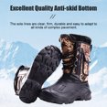 thumbnail image 4 of Men Winter Snow Boots Waterproof Insulated Outdoor Hunting Hiking Shoes, 4 of 6