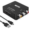thumbnail image 1 of supershield RCA AV Audio Video Composite to HDMI 1080P Converter With Power Adapter - Black, 1 of 2