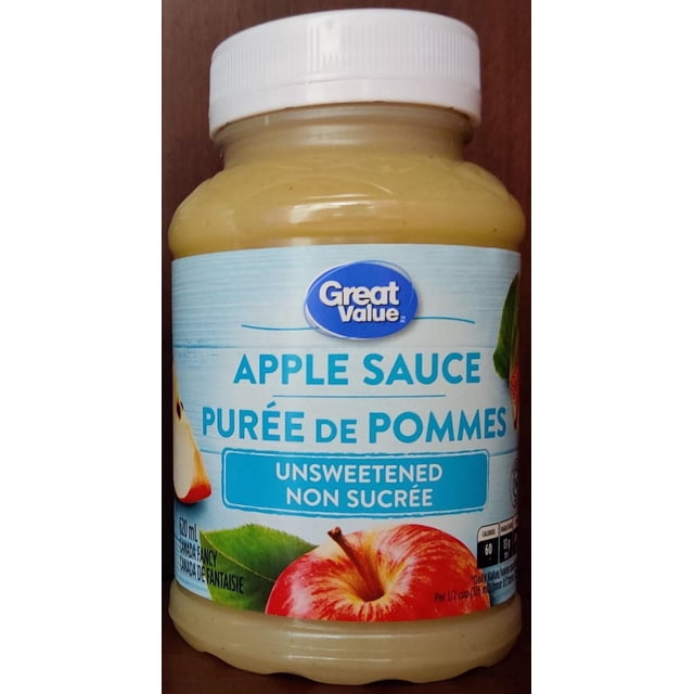 Great Value Purée de pommes non sucrée 620 mL