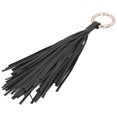 thumbnail image 3 of Craft Keychain, Widely Used Leather Tassel Design Tassel Keychain  For Car Keys For Mobile Phones For Handbags Decoration Black,Gray, 3 of 8