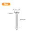 thumbnail image 2 of Unique Bargains Vis de Machine à Tête Ovale M5x35mm, Lot de 25, Vis à Tête Fraisée Légèrement Relevée en Acier Inoxydable 304, 2 of 5