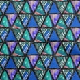 thumbnail image 1 of oneOone Polyester Spandex Blue Fabric Geometric Tropical Texture Sewing Craft Projects Fabric Prints By Yard 56 Inch Wide, 1 of 4