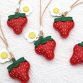 thumbnail image 5 of Birdeem Fruit Strawberry Shape Pendant Keychain Three-Dimensional Exquisite Strawberry Bag Pendant, 5 of 5