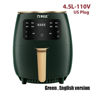 Amdohai Air Fryer Oven Airfryer 4.75Qt(4.5L) 1200W Large Electric Air Fryer Cooker Frying Pot with Temperature Control Non-stick Fry Basket Auto Shut Off Feature 60min Timer 110V