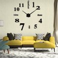 thumbnail image 2 of Wweixi 3D Mirror Wall Sticker Clock Acrylic Decorative Mirror Watch Home Room DIY Decoration Tool, 2 of 6
