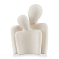thumbnail image 1 of Bouclair White Decorative Ceramic Couples Art, 1 of 4
