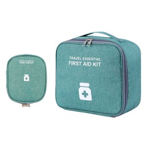 Empty First Aid Bags, Travel Medicine Bag, Medical Supplies Organizer Bag, Portable Kit for Traveling, Car, Home