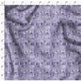 thumbnail image 4 of Soimoi Purple Velvet Fabric Text & Monuments Architectural Print Sewing Fabric Yard 58 Inch Wide, 4 of 5