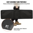 thumbnail image 4 of KFFKFF 10ft x 10ft Pipe and Drape Set, Robust Backdrop Frame with Carbon Steel Foundation, Modifiable Backdrop Holder with 6 Fasteners and A Transport Bag, 4 of 9