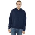 thumbnail image 1 of Bella Canvas Mens Sponge Fleece Pullover DTM Hoodie Sweatshirt 3729, M, Navy, 1 of 1