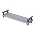 thumbnail image 4 of Bathroom Sink Organizer, Fast Drying Sink Tray Versatile Simple Decorative Tidy dark gray black, 4 of 9