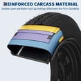 thumbnail image 2 of 2-Pack 4.80-12 Trailer Tires with 12" Black Spoke Rims - 6PR Load Range C - 4 Lug 4" Bolt Design - Heavy Duty, All-Weather, Easy Assembly - Utility, Camper, Boat Trailers, 2 of 6