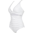 thumbnail image 4 of LSLJS Women's Swimsuit Mode Assortie Multi-Couleur Imprimée Ajustement Serré et Rassemblement Swimsuit, 4 of 7
