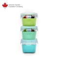 thumbnail image 1 of Melii Glass Food Storage Containers with Silicone Sleeve 3 Pack, 1 of 6